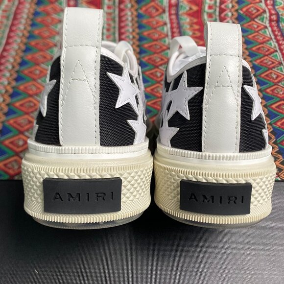 AMIRI Stars Court Low Black White - Picture 3 of 6